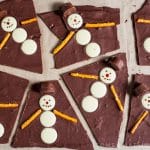This fun and easy to make Snowman Bark is fun for the whole family. Cute, festive and tasty, you’ll fall head over heels for this chocolatey bark!