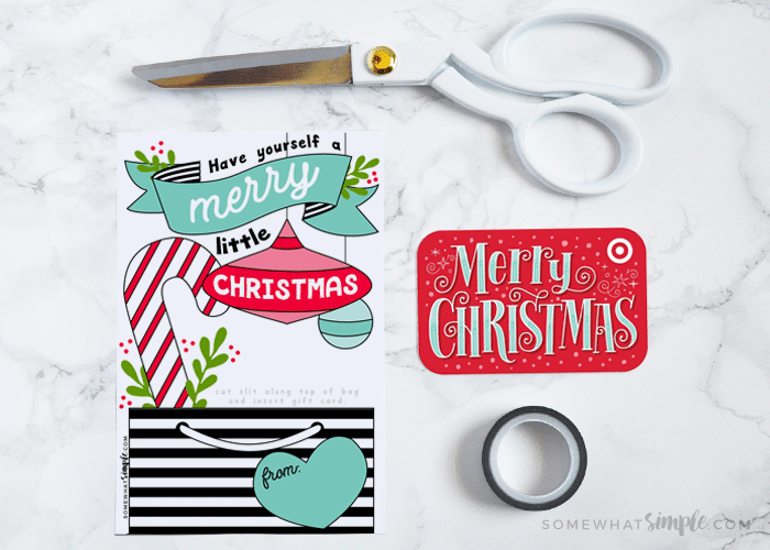 Christmas Card Printable: Free Gift Card Holder - Ideas for the Home