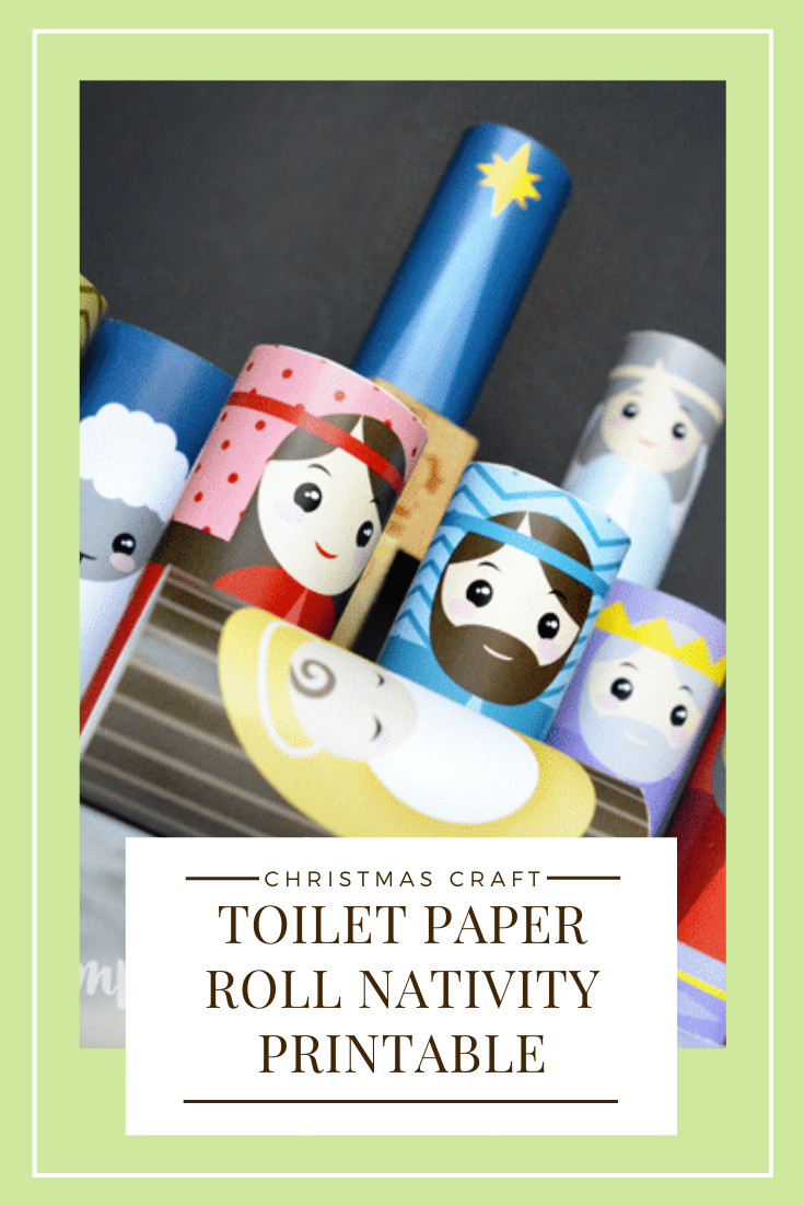 The kids will love creating this Toilet Paper Roll Nativity craft! Such a simple, fun, and darling way to display the Christmas Nativity! This Christmas craft is really easy to put together and perfect for the kids to play with during the holiday season. via @somewhatsimple