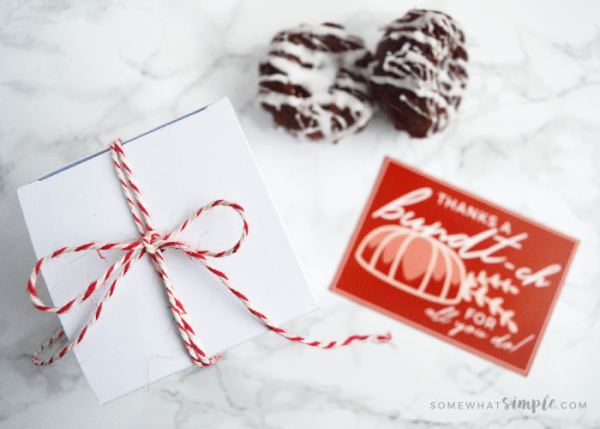 Bundt Cake Thanks A Bunch Free Printable Somewhat Simple