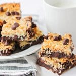 Toasted Coconut Dark Chocolate Brownies