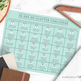 30 day declutter challenge printable main