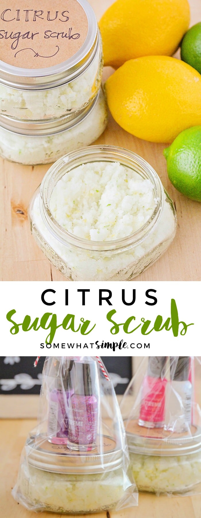 Looking for a new DIY Sugar Scrub Recipe that smells delicious and makes your skin feel amazing? This Citrus Sugar Scrub is our new favorite!