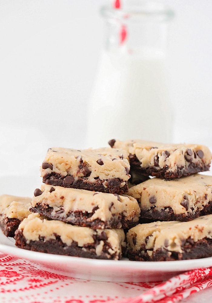 cookie dough brownies