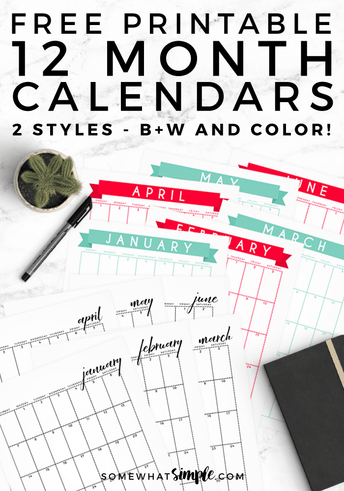 Free Printable Calendar 2018 Calendar Template