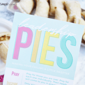 Printable Handout For Leadership Training: Leadership Pies!