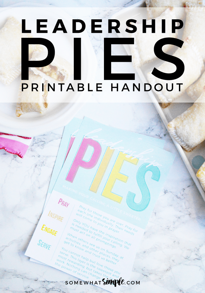 Printable Handout For Leaders: Leadership Pies