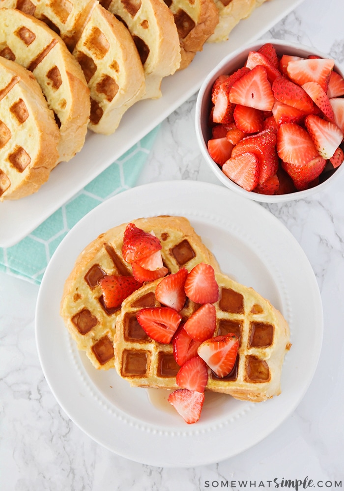 French Toast Waffles A Simple, Delicious Breakfast Somewhat Simple