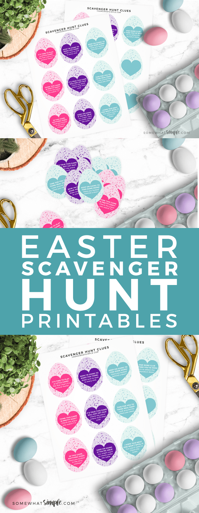 A fun twist on a classic Easter Egg Hunt, this Easter Scavenger Hunt is the perfect activity for kids of all ages!
