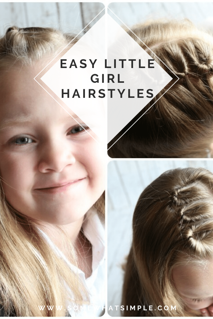 10 easy hairstyles for girls that won't add any extra prep time to your already crazy mornings! Each one of these are so simple they can be done in 5 minutes! #easygirlhairstyles #girlhairstylesforlonghair #girlhairstylesforweddings #easygirlhairstylesforschool #fastgirlhairstyles via @somewhatsimple