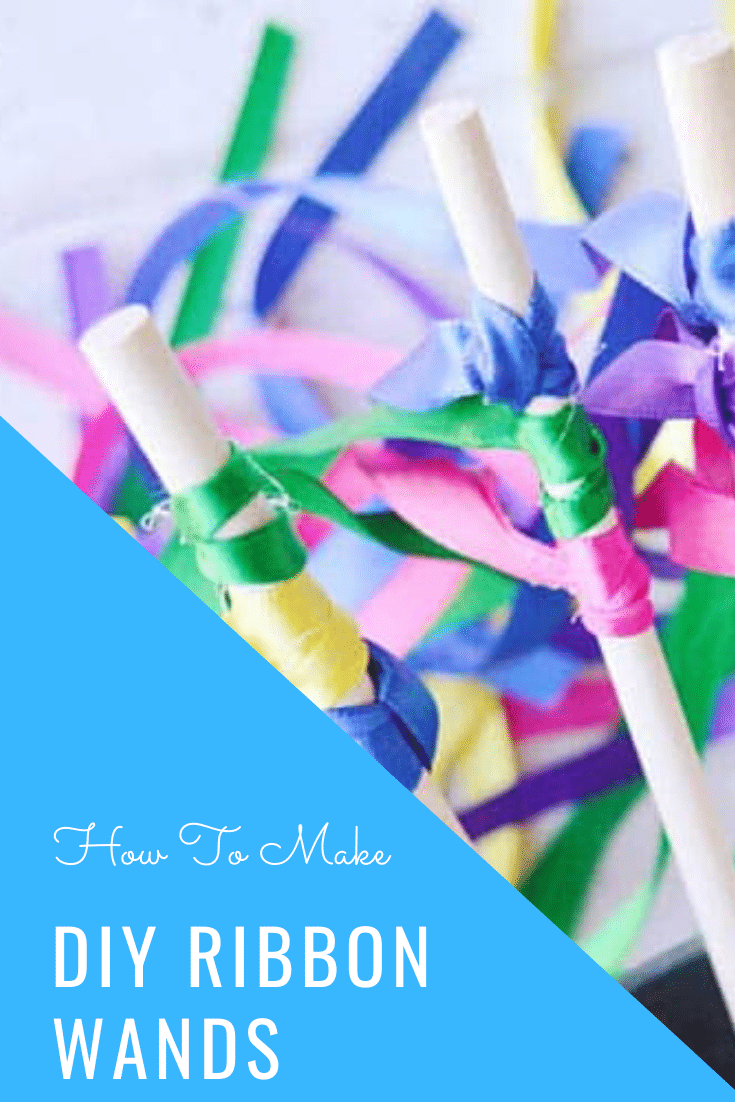These DIY ribbon wands are so easy to make, they're ready in just 5 minutes. All you need are a couple simple materials and they'll be ready to use at home, for dance, a wedding or any other fun occasion. Here is a simple and easy tutorial on how to make ribbon wands that your kids will love! #ribbonwands, #howtomakeribbonwands #ribbonwandsforkids #streamerwands #DIYdanceribbonwand #weddingribbonwands via @somewhatsimple