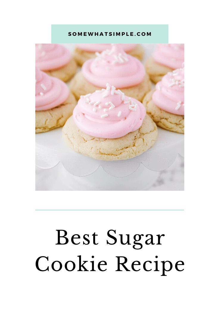 These easy sugar cookies are a favorite in our home! A no-chill recipe made with simple ingredients that comes together quickly! They're so easy, they only take 10 minutes from start to finish. #sugarcookiesfrosting #easysugarcookierecipe #10minutesugarcookies #bestsugarcookierecipe #nochillsugarcookies via @somewhatsimple