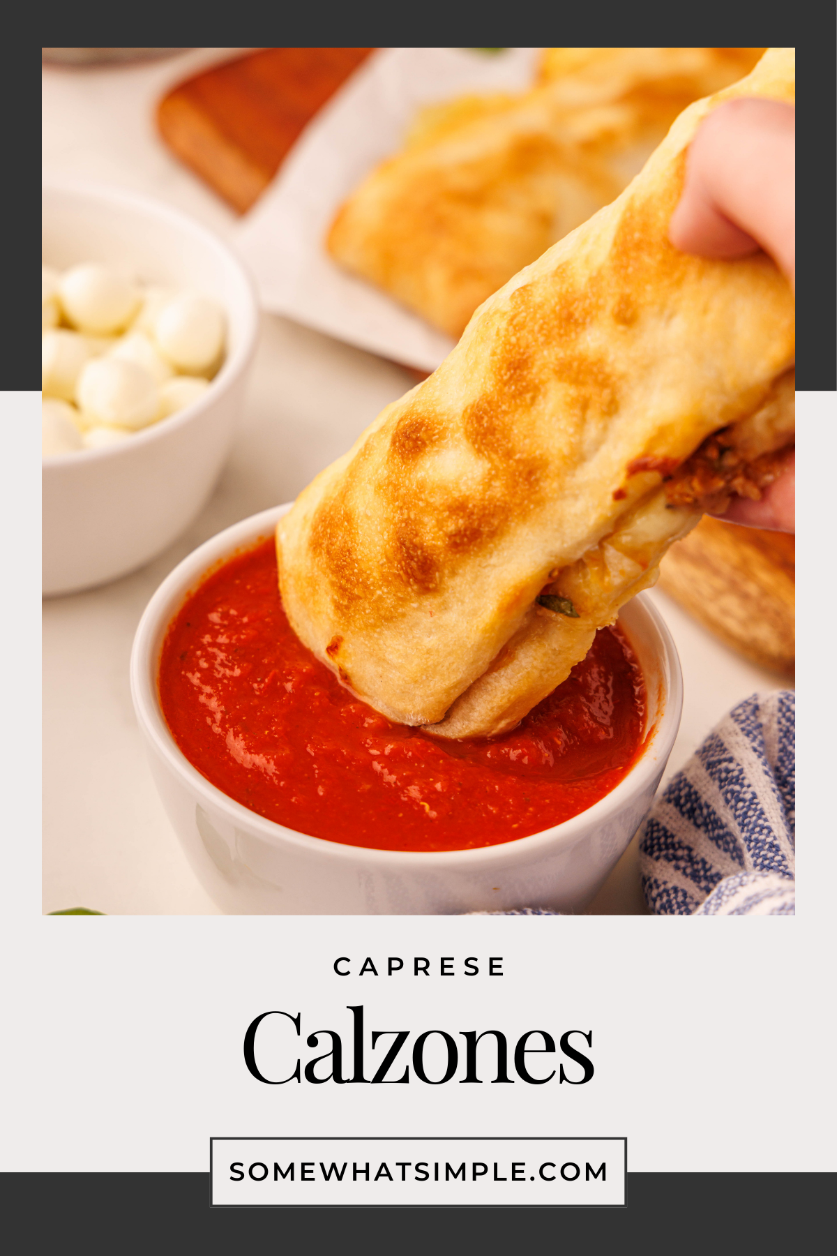 These Caprese Calzones are an easy, flavorful way to change up your dinner routine. With just a handful of ingredients and minimal prep, you’ll have a warm, cheesy dish that’s perfect for busy weeknights or casual get-togethers. via @somewhatsimple