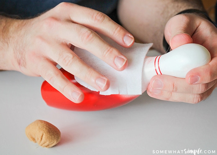 This adorable and fun gnome bowling set is so quick and easy to make, and is the perfect family activity to do with the kids!