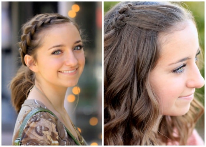 40 Best Prom Hairstyles for 2023 : Brunette Braided Half Up