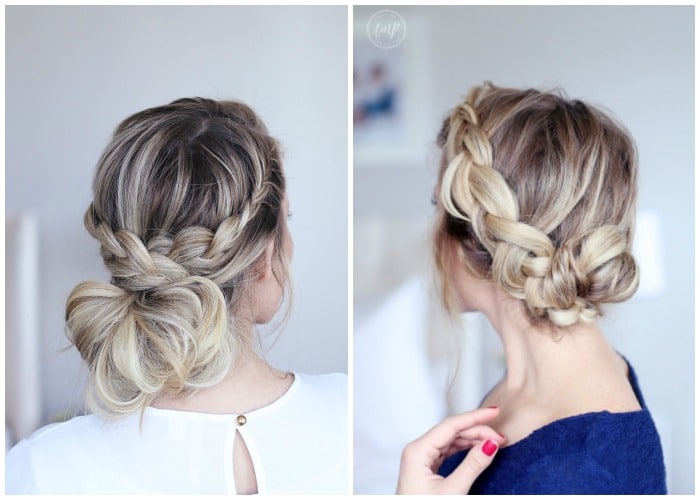 prom simple updos