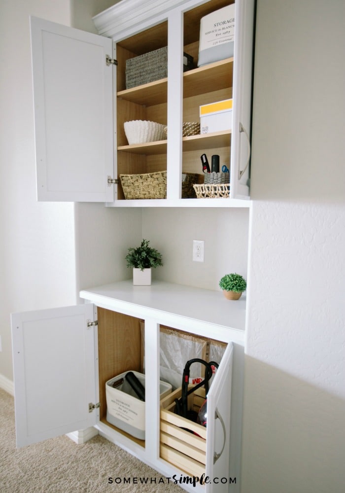 Utility Closet Organization Somewhat Simple