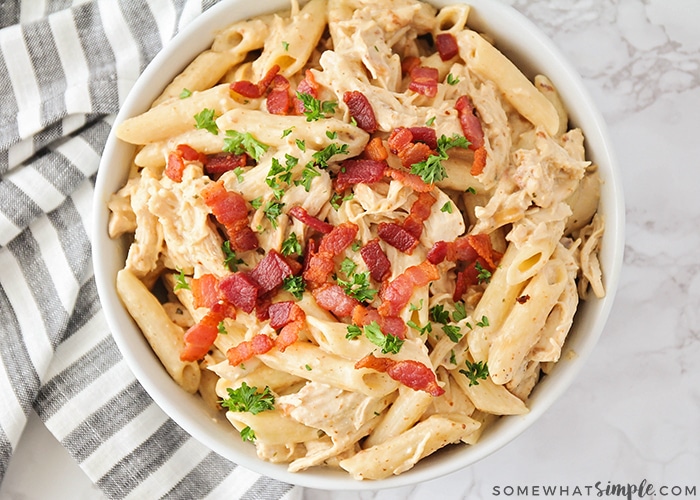 chicken pasta with ranch