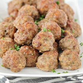 homemade meatballs