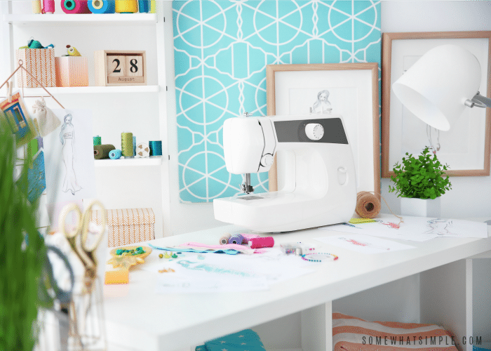 10 Amazing Sewing Room Ideas - Somewhat Simple