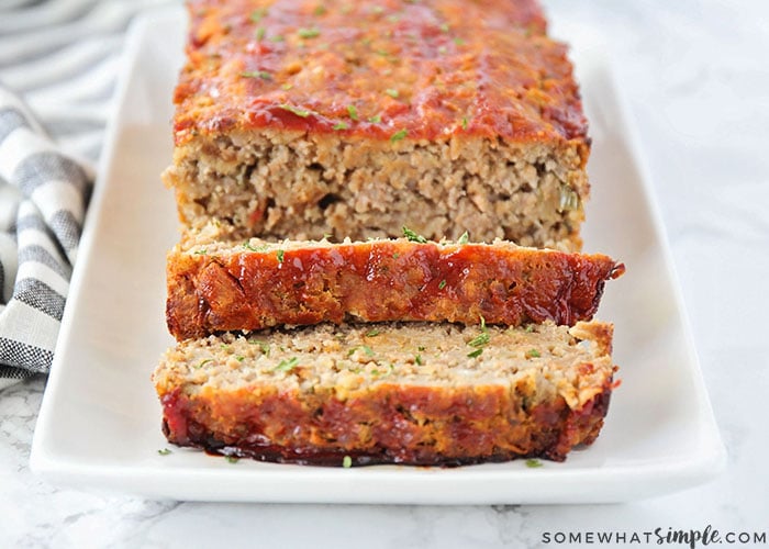 a loaf of the best meatloaf recipe 