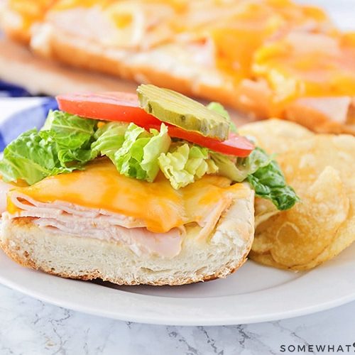 OpenFaced Oven Baked Sandwiches Somewhat Simple