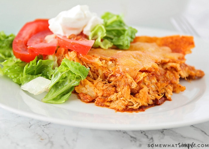 chicken enchilada bake