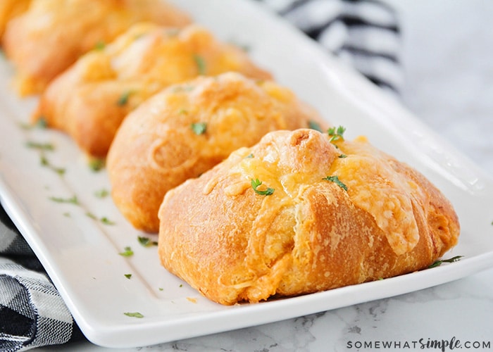 Chicken Enchilada Puffs is a fun new super bowl snack idea