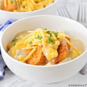 Chicken Mashed Potato Bowls