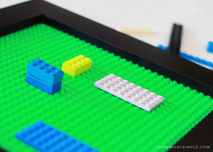 I Pinned It, I Made It! {Portable Lego Tray}