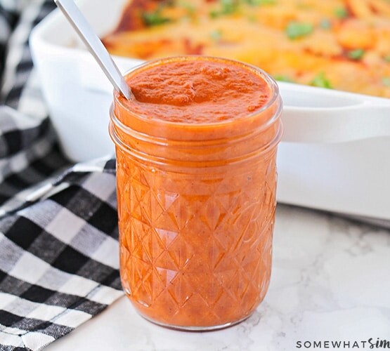 Red Homemade Enchilada Sauce