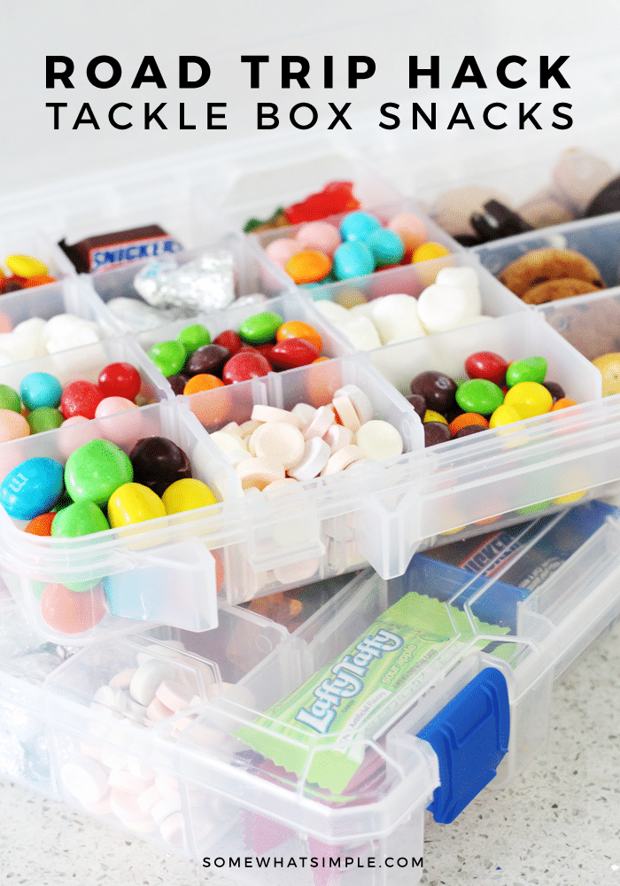 Snacks in a tackle box - Just for fun