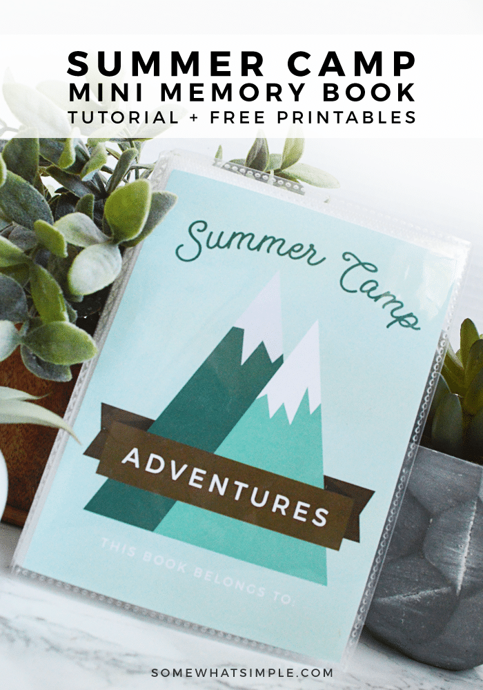 Help your kids document all the fun they had this summer with our free Summer Camp Journal printables! #summercampprintables #summercampjournal #summercamp #summer #camp #campjournal via @somewhatsimple