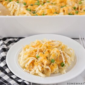 Chicken Fettuccine Casserole