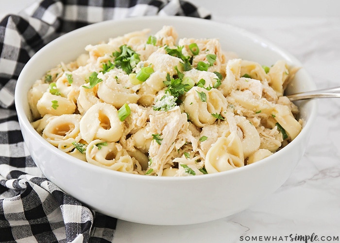 simple tortellini salad