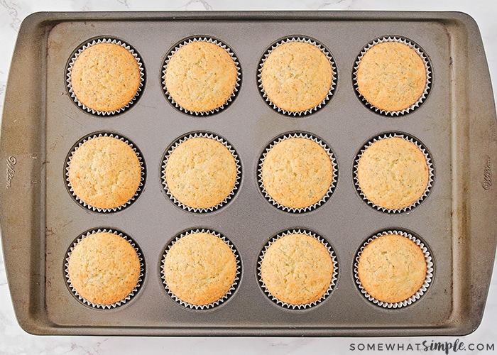 Baking Lemon Poppyseed Muffins