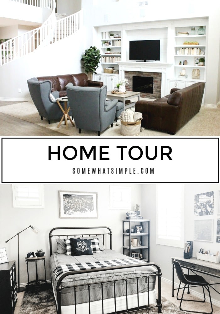 Welcome friends! I'm excited to take you on a little home tour of our new house! via @somewhatsimple