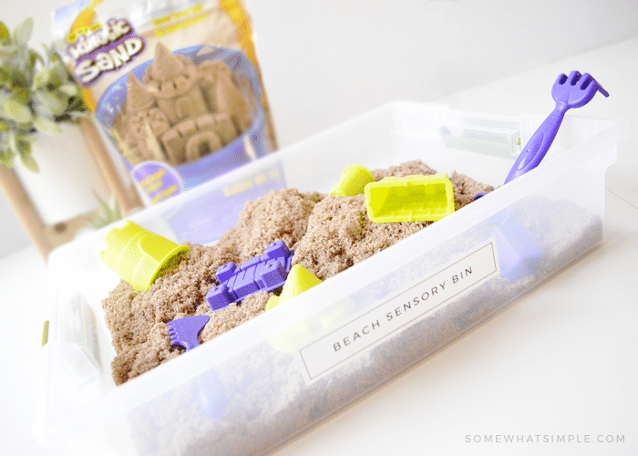 storing kinetic sand