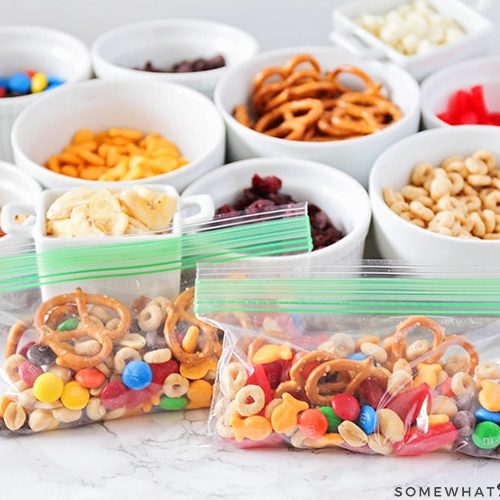 Trail mix bags sales for baby shower