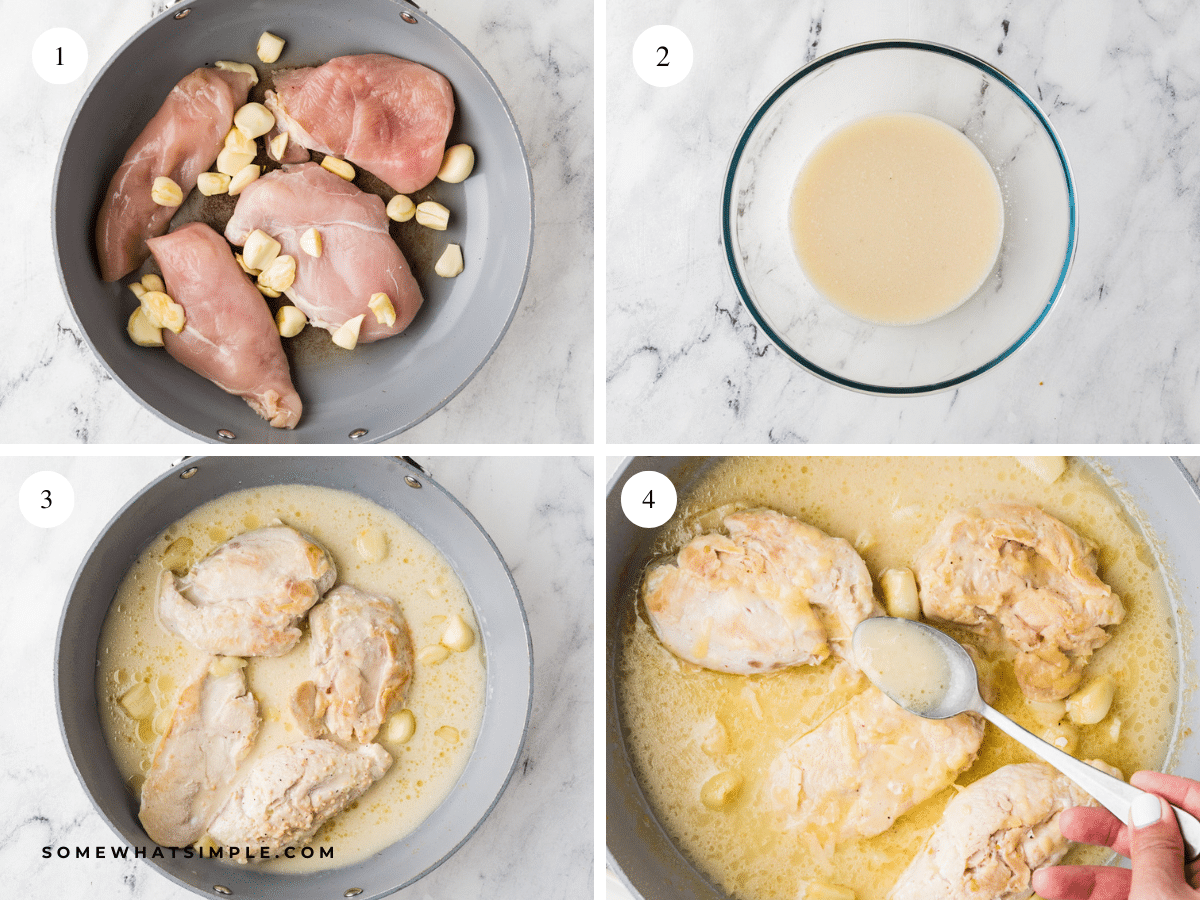 directions to make Garlic Chicken