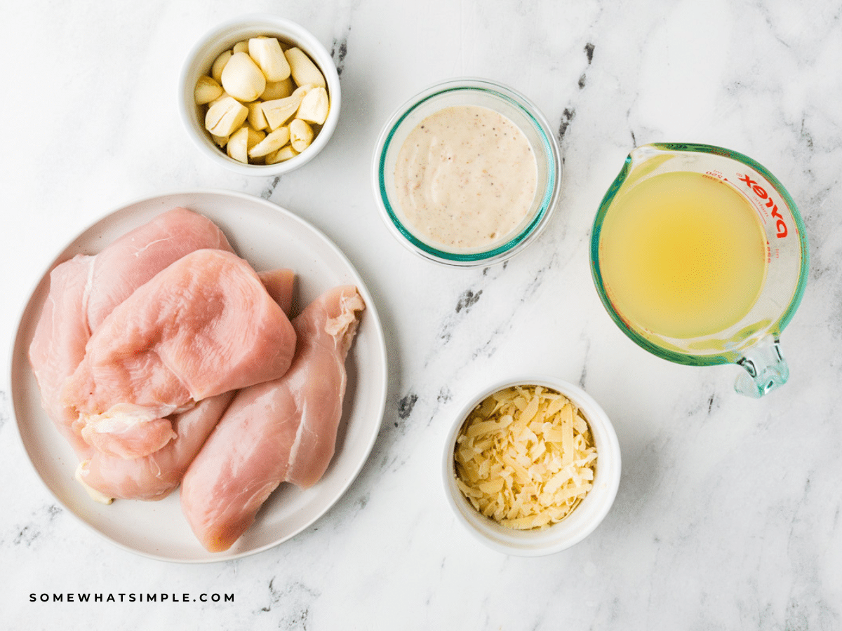 ingredients needed to make Garlic Chicken
