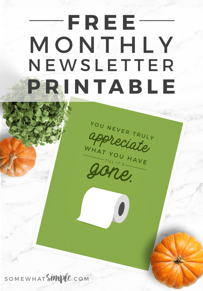 Each month we want to say thank you for subscribing to (and reading!) our newsletter! This year we're focusing on being positive, so be prepared for some good laughs!