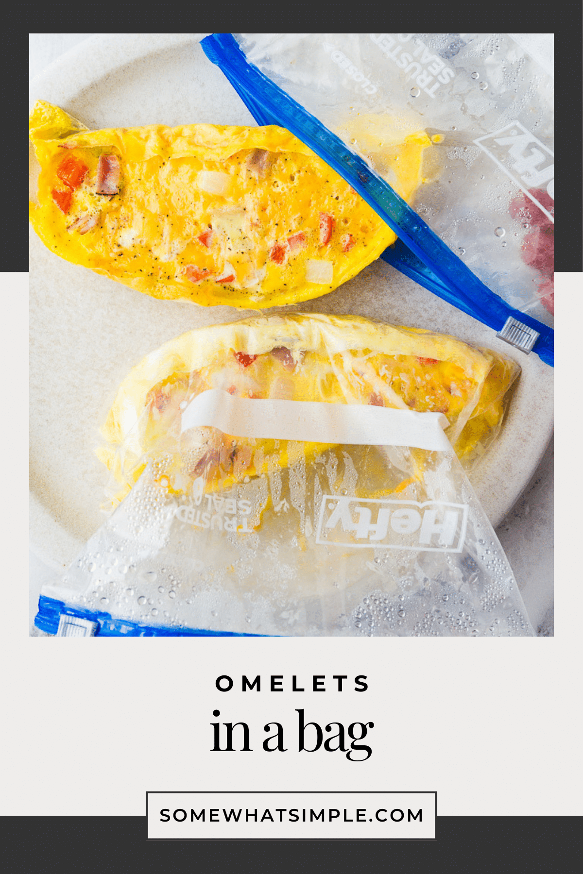 Quick, easy, and mess-free! Learn how to make fluffy omelets in a bag—perfect for busy mornings, camping trips, or feeding a crowd. via @somewhatsimple