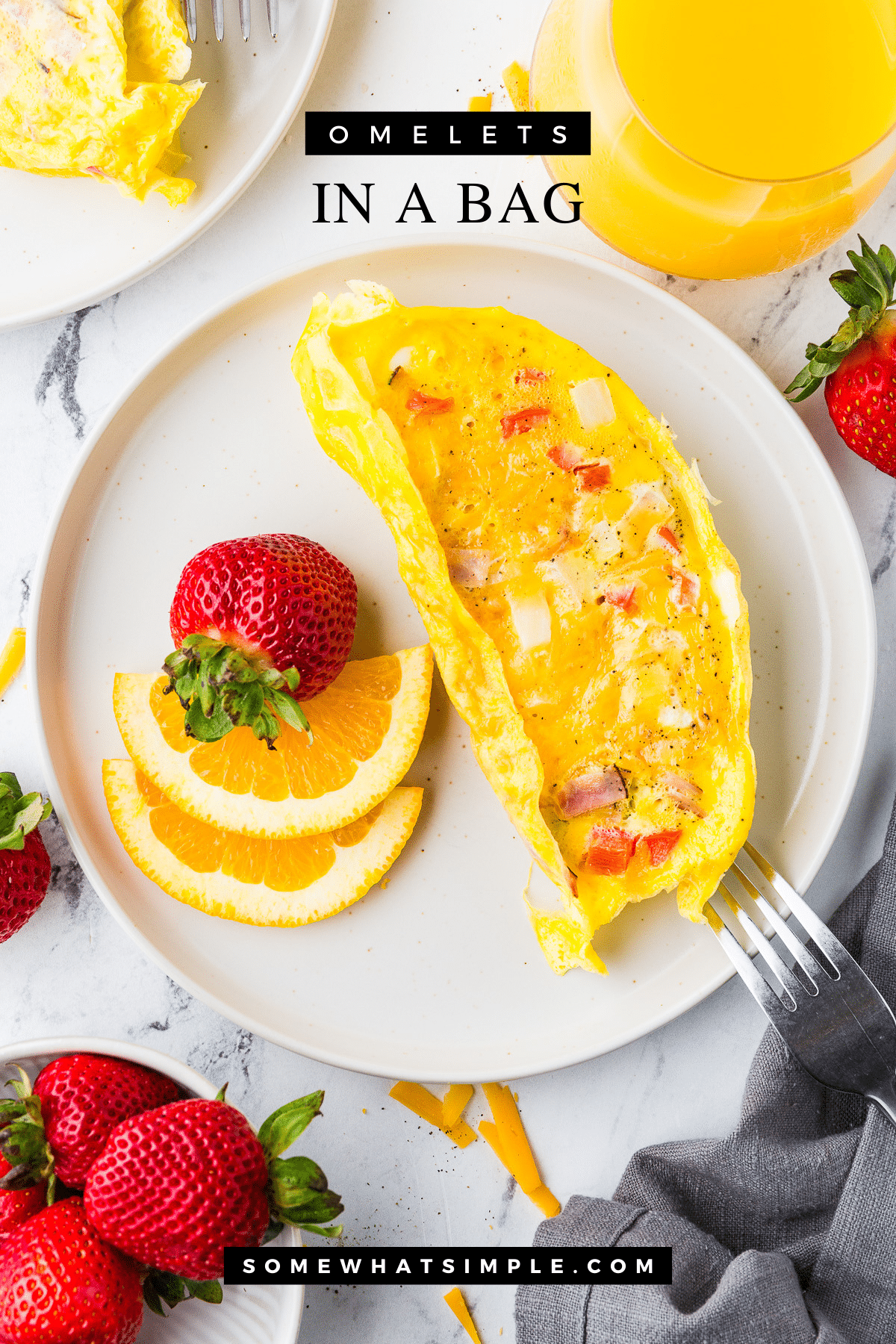 Quick, easy, and mess-free! Learn how to make fluffy omelets in a bag—perfect for busy mornings, camping trips, or feeding a crowd. via @somewhatsimple