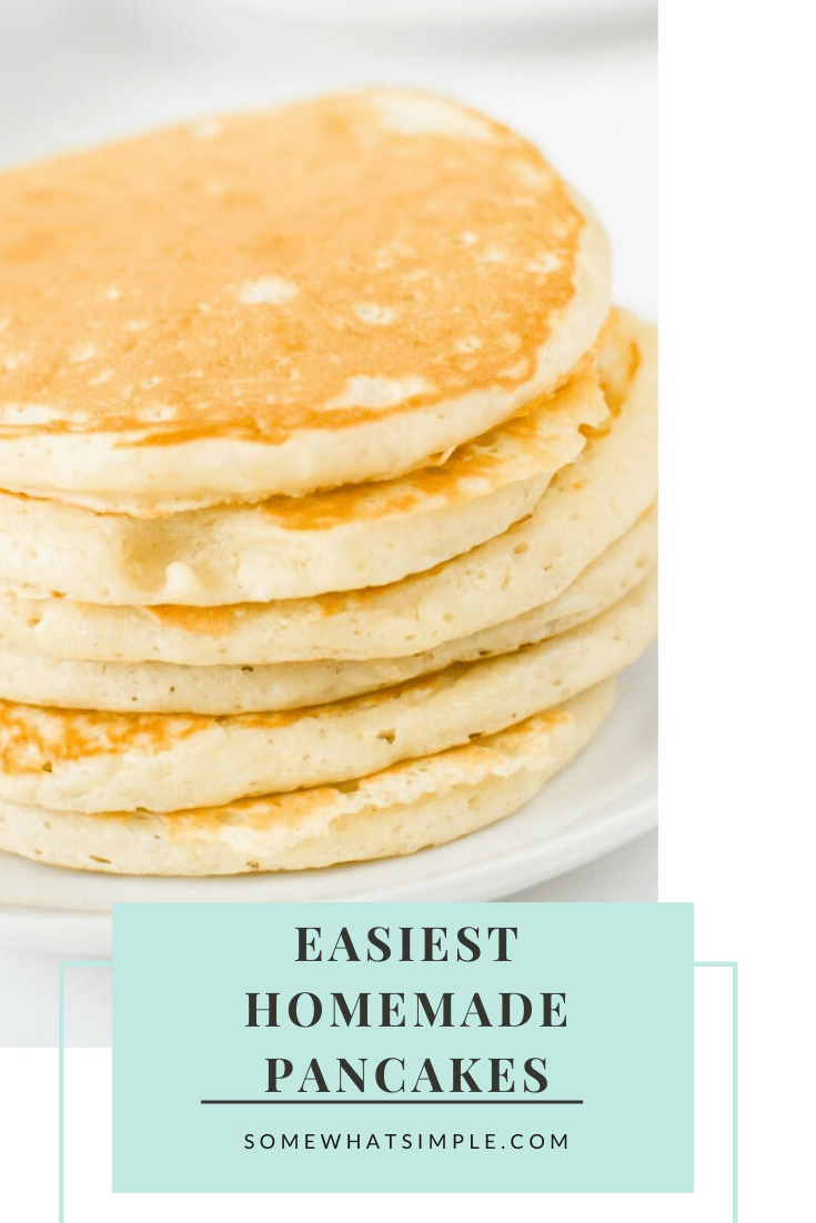 A 15-year quest to duplicate grandma's famous pancake recipe results in the discovery of the best pancakes ever! These pancakes are guaranteed to be the fluffiest you'll ever make. I promise, once you taken a bite of this pancake recipe, you'll think it's the best you've ever had. via @somewhatsimple