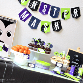 monster mash halloween party printable pack and ideas