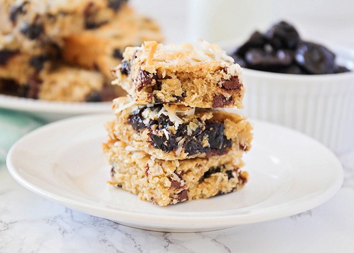 These crisp and chewy one-bowl oatmeal prune bars are packed with deliciousness, and super easy to make. They're perfect for snacking!