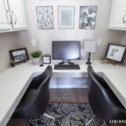 small home office - small office decor ideas
