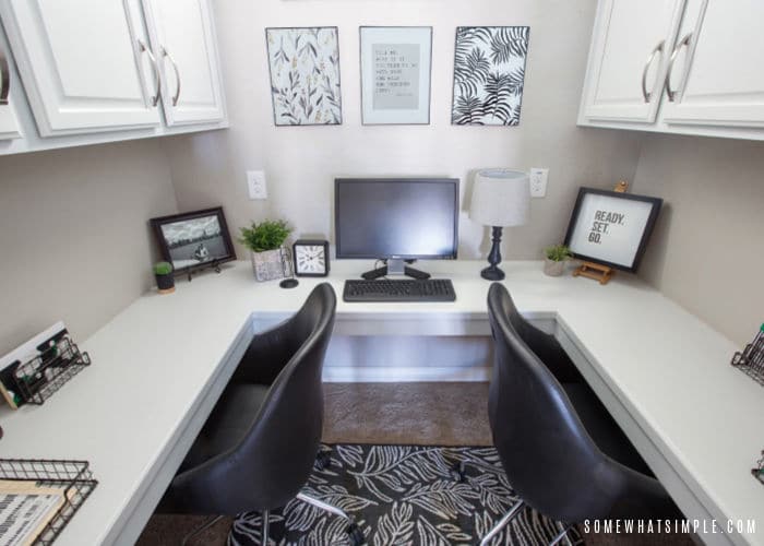 small home office - small office decor ideas