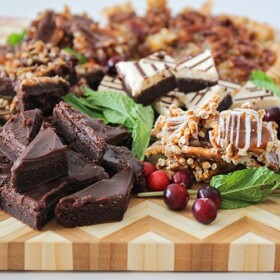 How to make a holiday dessert tray